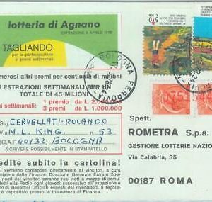 86719 - ITALY - POSTAL HISTORY - CHARITY STAMP used as postage 1988 Tuberculosis