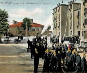 ac1140 - Ansichtskarten VINTAGE POSTCARD - TURKEY - Constantinople FIREFIGHTERS