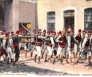 ac1144 - Ansichtskarten VINTAGE POSTCARD - TURKEY - Constantinople FIREFIGHTERS