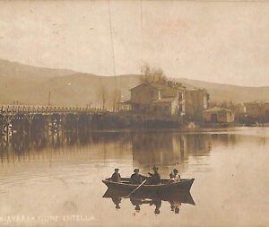 ab2529 - CARTOLINA  D'EPOCA GENOVA  Provincia : Chiavari - Fiume Entella