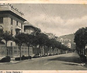 ab2540 - CARTOLINA  D'EPOCA GENOVA  Provincia : Chiavari - Corso Umberto I