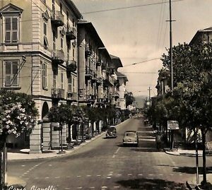 ab2547 - CARTOLINA  D'EPOCA GENOVA  Provincia : Chiavari - Corso Gianelli
