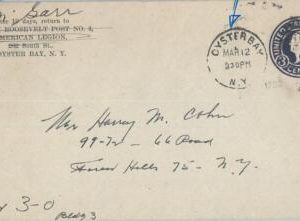 75603 - USA - POSTAL HISTORY - STATIONERY COVER from OYSTER BAY 1953 Shells