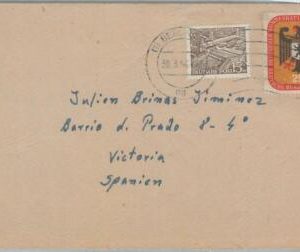 75256 - GERMANY Berlin - POSTAL HISTORY - COVER to SPAIN  1956