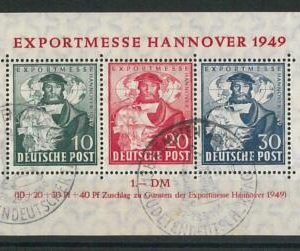 66200 - GERMANY Allied Occupation - USED STAMP: Michel # Block 1 - very fine