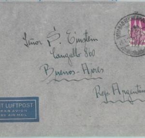 82022 - GERMANY Allied Occupation - Postal History -  COVER to ARGENTINA 1951