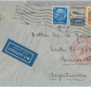 82021 - GERMANY - Postal History -  ZEPPELIN  FLIGHT to ARGENTINA 23.11.1936