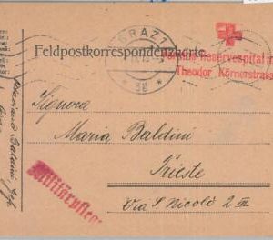 75590 - GERMANY - Postal History - RED CROSS  Italian POW Mail  1916