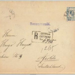 66003 - MONTENEGRO  - POSTAL HISTORY - STATIONERY COVER to GERMANY - U3II