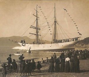 ab2555 - CARTOLINA  D'EPOCA GENOVA  Provincia : Chiavari - Nave '' Carlo''