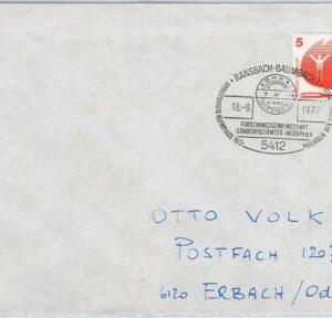 51124 - GERMANY - POSTAL HISTORY -  OLYMPIC Postnark on cover 1972