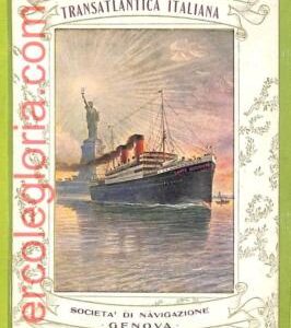 af7979 - ITALY - VINTAGE POSTCARD Ansichtskarten - Ship "Dante Alighieri"