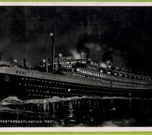 af7982 - ITALY - VINTAGE POSTCARD Ansichtskarten - 1940 - Ship "REX"