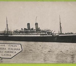 af7985 - VINTAGE POSTCARD Ansichtskarten - Ship "Italia" NAVI