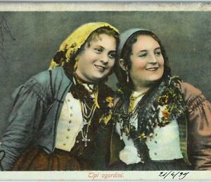 97947  - CARTOLINA d'Epoca -  BELLUNO Provincia - COSTUMI: Agordo 1899