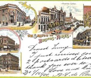 41139 - ARGENTINA - VINTAGE POSTCARD  Postal Antigua- Buenos Aires GRUSS