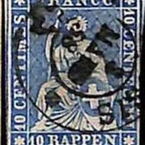 94992dB -   SWITZERLAND - STAMP - Zumstein # 23 Cc -  Fine  USED