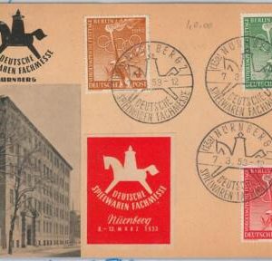 50067 - GERMANY Berlin - POSTAL HISTORY - Special POSTCARD 1953 OLYMPICS