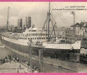 af8022 - FRANCE - VINTAGE POSTCARD Ansichtskarten - Ship  "St.Nazai"" NAVI