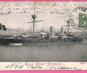 af8035 - ARGENTINA - VINTAGE POSTCARD Ansichtskarten - Ship  "Stromboli" NAVI