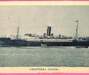 af8047 - SPAIN - VINTAGE POSTCARD Ansichtskarten - Ship  "Cristobal Colon"  NAVI