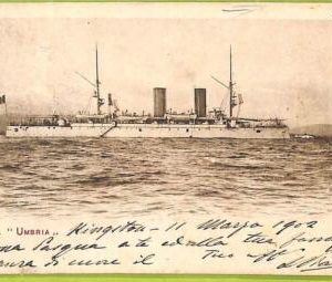 af7948  - Italy -  VINTAGE POSTCARD Ansichtskarten - Ship "UMBRIA"