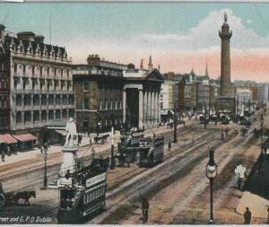 55295 -  IRELAND  -  Vintage Postcard  CPA  - Dublin -  SACKVILLE STREET