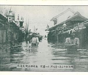 06077 - VINTAGE POSTCARD: JAPAN - ? - DISASTER!