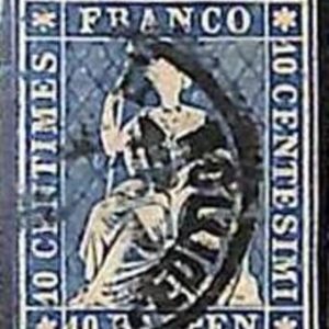 94992fA -   SWITZERLAND - STAMP -  Zumstein # 23 Cd -    USED