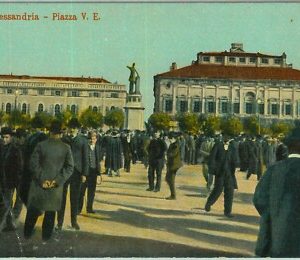 96923 - CARTOLINA d'Epoca - ALESSANDRIA citta' -  PIAZZA Vittorio Emanuele