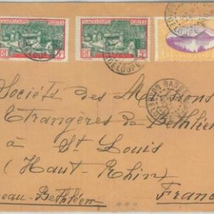 69935 - GUADELOUPE - POSTAL HISTORY -  Cover to FRANCE 1953