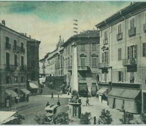 96931  - CARTOLINA d'Epoca - ALESSANDRIA citta' -  PIAZZETTA Della LEGA  1937