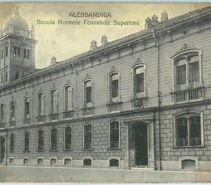 96925  - CARTOLINA d'Epoca - ALESSANDRIA citta' - Scuola Feminile SUPERIORE 1907