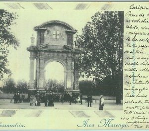 96939 - CARTOLINA d'Epoca - ALESSANDRIA citta' -  ARCO MARENGO