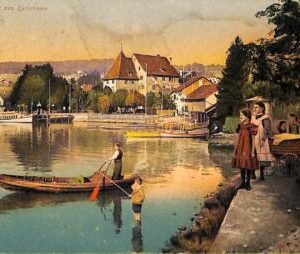ac1033 - Ansichtskarten VINTAGE  POSTCARD - SWITZERLAND -  Kusnacht - 1909