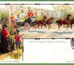 ah1139 - VINTAGE POSTCARD  -  ROYALTY, Embossed  Reali ITALY