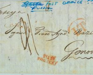94314 - RUSSIA  - POSTAL HISTORY - PREPHILATELIC Cover from ODESSA to ITALY