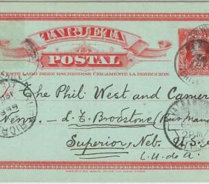 64813 - CHILE - POSTAL HISTORY: POSTAL STATIONERY CARD 2 Cent COLUMBUS 1905