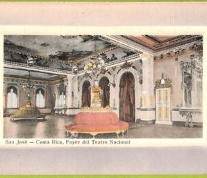 aa6073 - COSTA RICA - Vintage Postcard  - San Jose, Foyer del Tetro Nacional
