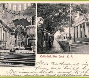 aa6135 - COSTA RICA - Vintage Postcard - San Jose - Cathedral - 1908