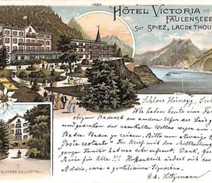 ac1056 - Ansichtskarten VINTAGE  POSTCARD - SWITZERLAND - Spiez - 1898