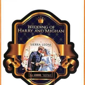 A6844 - SIERRA LEONE, Error 2018 MISSPERF SOUVENIR SHEET: Harry & Megan, Royalty