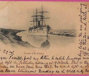 ag2649 - EGYPT - VINTAGE POSTCARD   - Ships - 1903