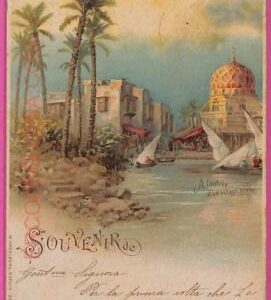 ag2674 - EGYPT - VINTAGE POSTCARD  - 1898
