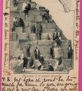 ag2694 - EGYPT - VINTAGE POSTCARD  - Pyramids - 1903