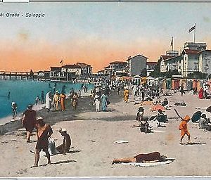 52997  - CARTOLINA d'Epoca - GORIZIA provincia -  GRADO: Spiaggia