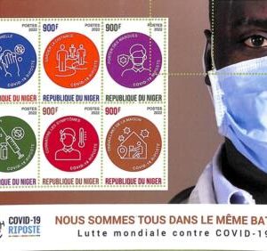 A9187 - NIGER - ERROR MISPERF Stamp Sheet -  2022 - Disease, MEDICINE