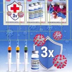 A9541 - TCHAD -  ERROR MISPERF Stamp Sheet - 2021 - Disease, MEDICINE