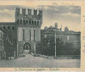 CARTOLINA d'Epoca MILANO - San Colombano al Lambro 1902