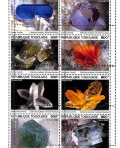 A9636 - TOGOLAISE -  ERROR MISPERF Stamp Sheet - 2020 - Minerals